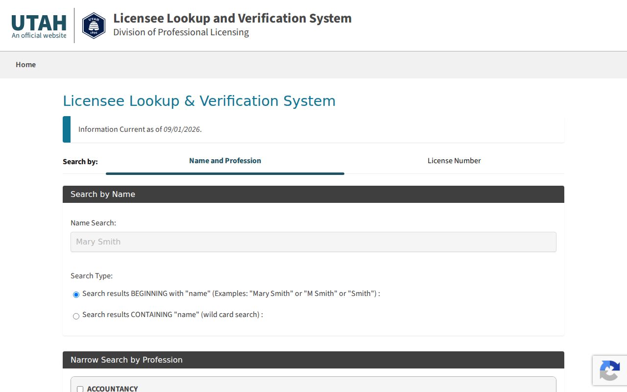 American Fork ZIP code directory professional license lookup